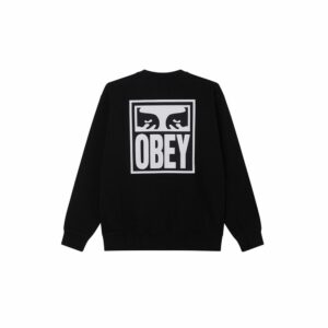 SUDADERA OBEY EYES ICON 2 CREW BLACK