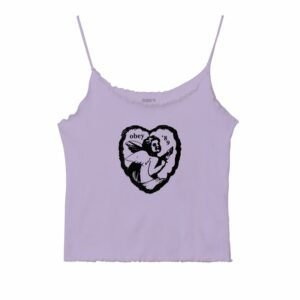 CAMISETA OBEY LOVE NOTE ORCHID PETAL
