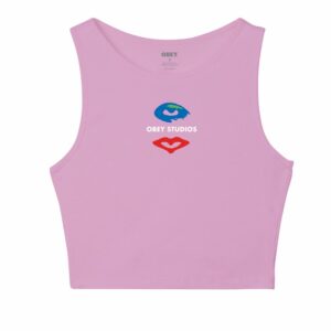 CAMISETA EYE,LIPS,OBEY PASTEL LAVENDER