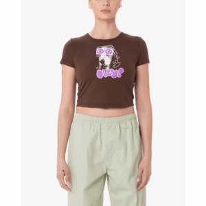 CAMISETA OBEY PEACE EYES DARK BROWN