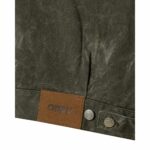 CHAQUETA OBEY WORKMAN ZIP JACKET BLACK OLIVE WRINKLE WASH | Mechanic