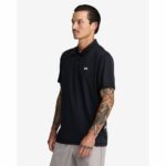 POLO RVCA SPORT VENT POLO BLACK | Mechanic