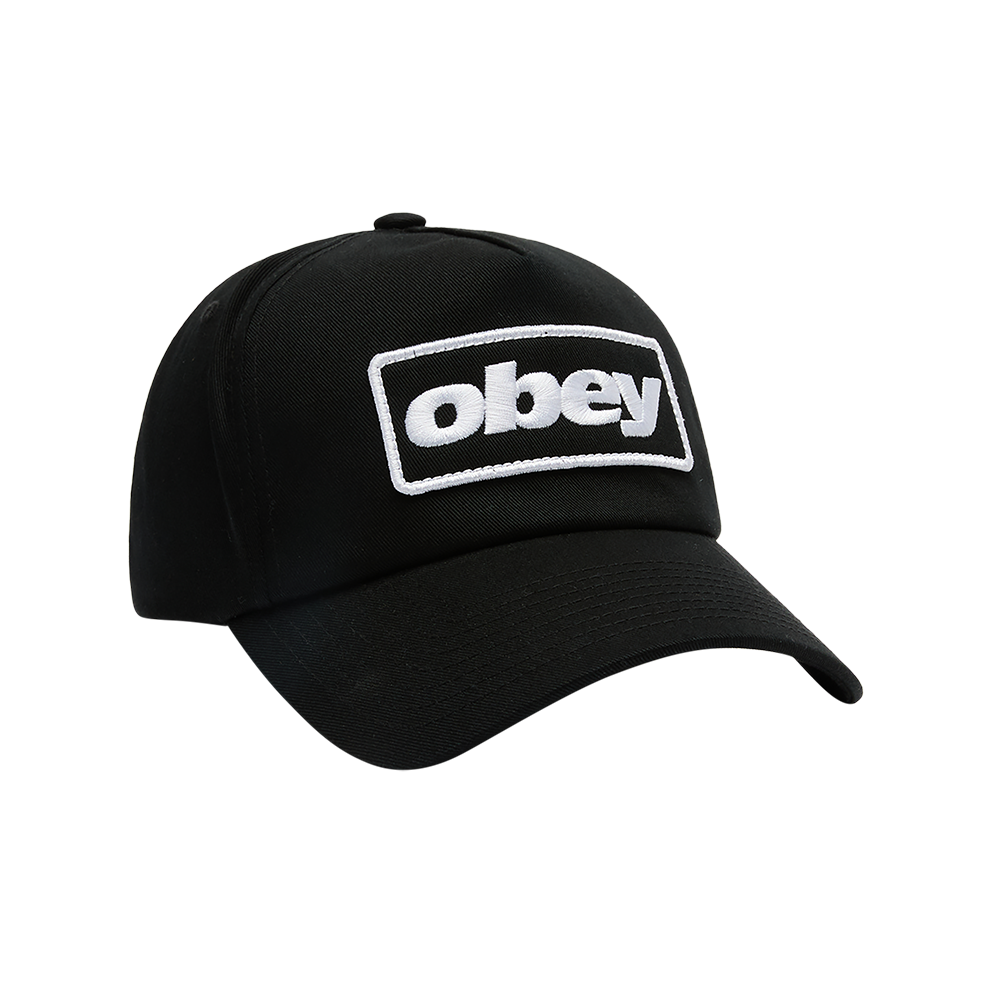 GORRA OBEY RANCH 5 PANEL STRAPBACK BLACK | Mechanic