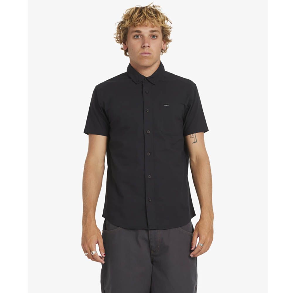 CAMISA RVCA THATLL DO STRETCH BLACK | Mechanic