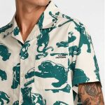 CAMISA RVCA TJP ALL OVER CERAMIC | Mechanic