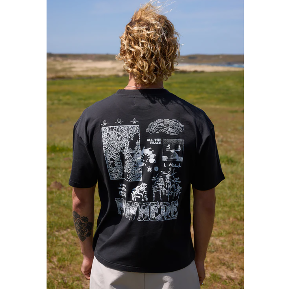 CAMISETA NWHR ALL THE PEACE BLACK | Ropa Streetwear Online