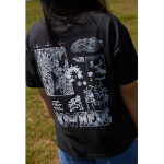 CAMISETA NWHR ALL THE PEACE BLACK | Mechanic