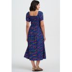 VESTIDO SUGARHILL BOUTIQUE JOLENE SHIRRED MIDI DRESS | Mechanic