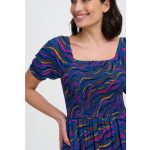 VESTIDO SUGARHILL BOUTIQUE JOLENE SHIRRED MIDI DRESS | Mechanic