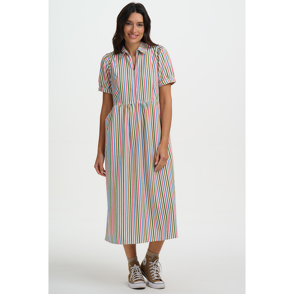 VESTIDO SUGARHILL BOUTIQUE GILLIAN MIDI SMOCK DRESS | Ropa Streetwear Online
