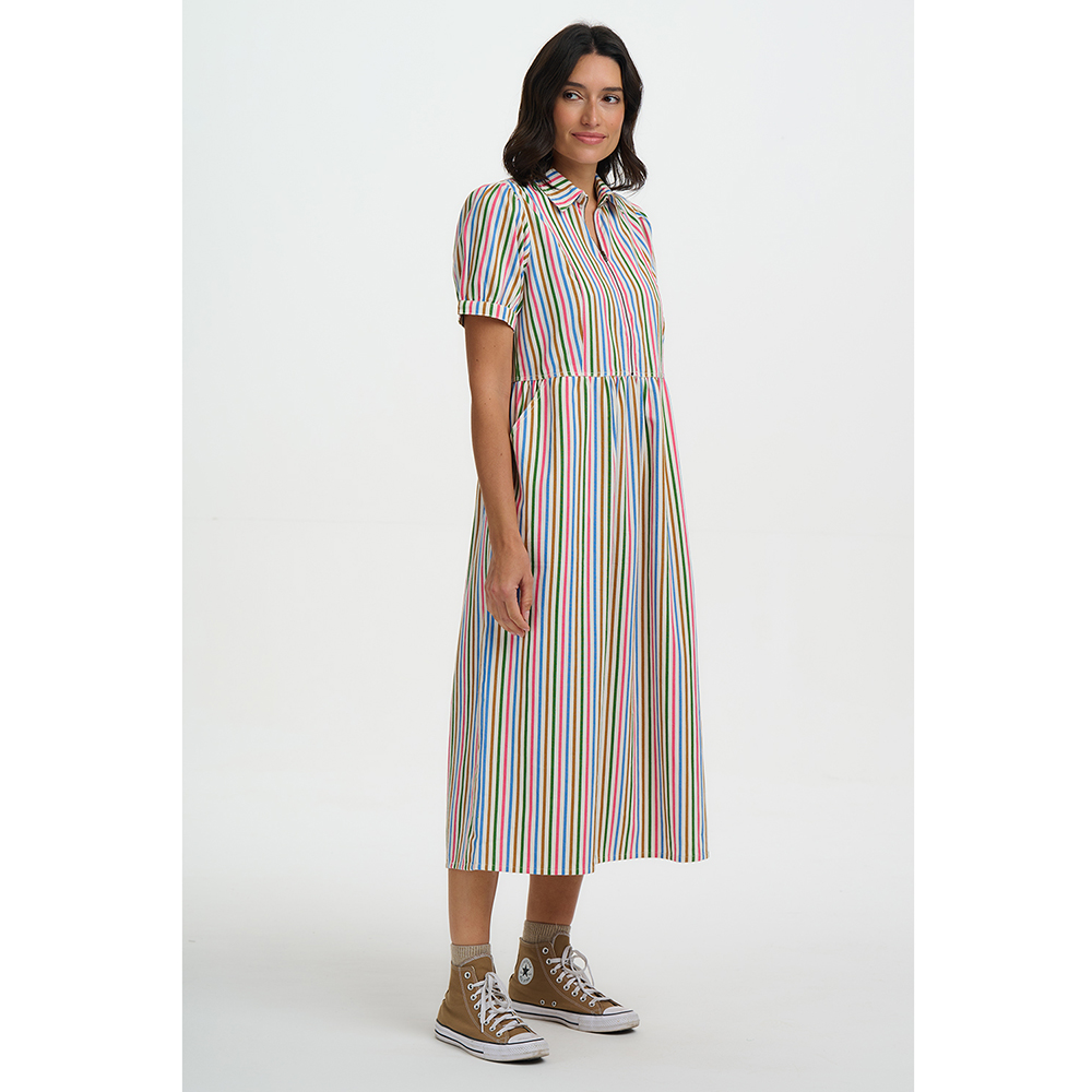 VESTIDO SUGARHILL BOUTIQUE GILLIAN MIDI SMOCK DRESS | Ropa Streetwear Online