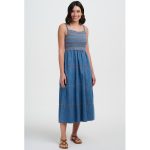 VESTIDO SUGARHILL BOUTIQUE MURREN SHIRRED MIDI DRESS | Mechanic