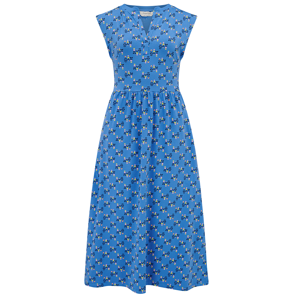 VESTIDO SUGARHILL BOUTIQUE NINA JERSEY MIDI DRESS | Mechanic