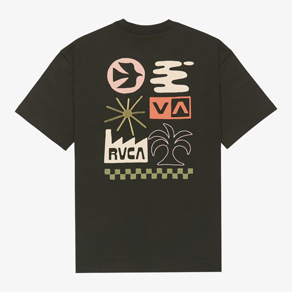 CAMISETA RVCA MIRAGE PIRATE BLACK | Ropa Streetwear Online