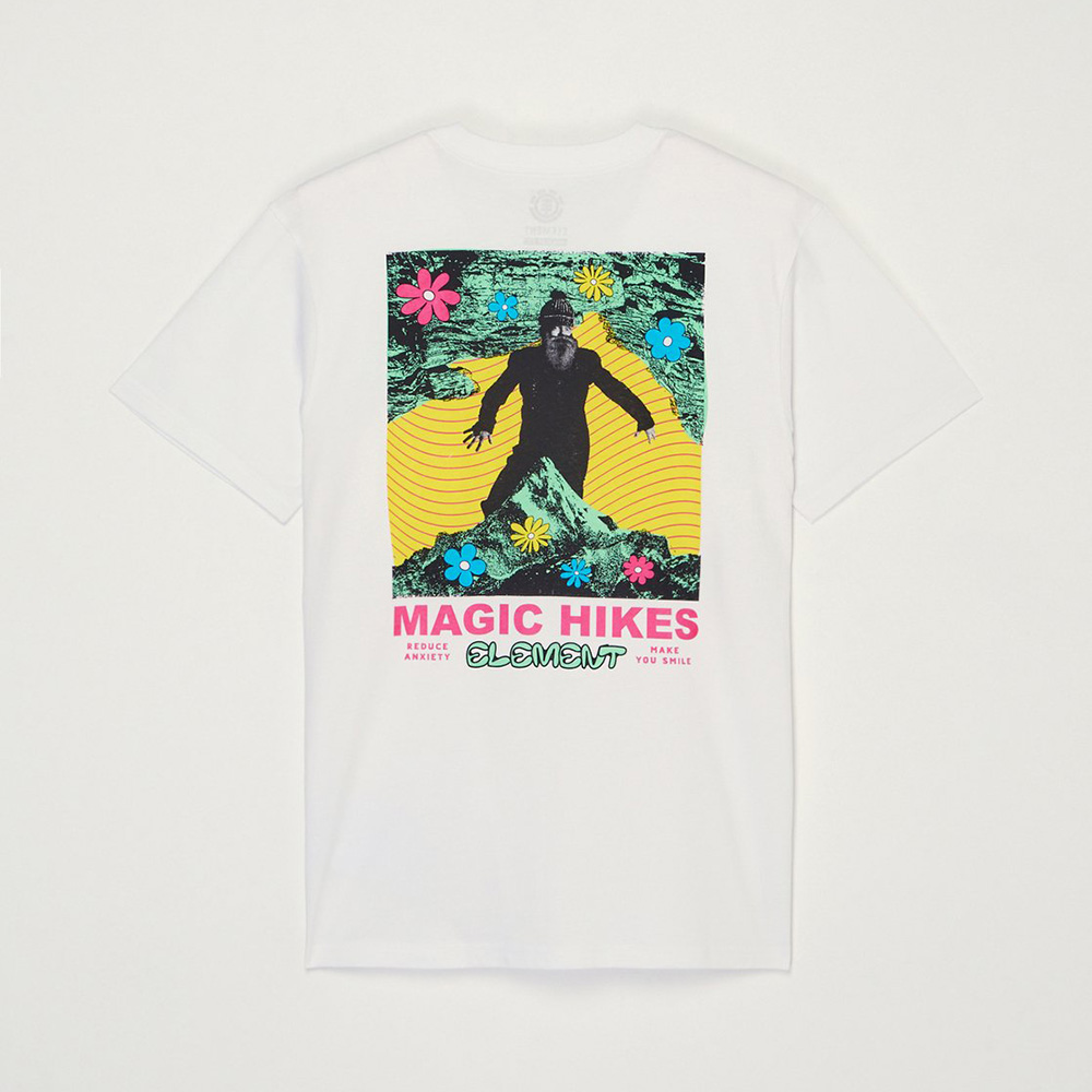 CAMISETA ELEMENT MAGIC HIKES WHITE | Mechanic