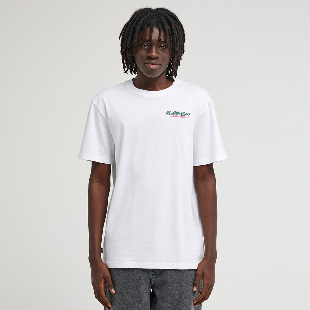 CAMISETA ELEMENT MAGIC HIKES WHITE | Ropa Streetwear Online