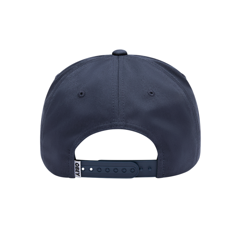 GORRA OBEY DELTA 5 PANEL SNAPBACK NAVY | Mechanic