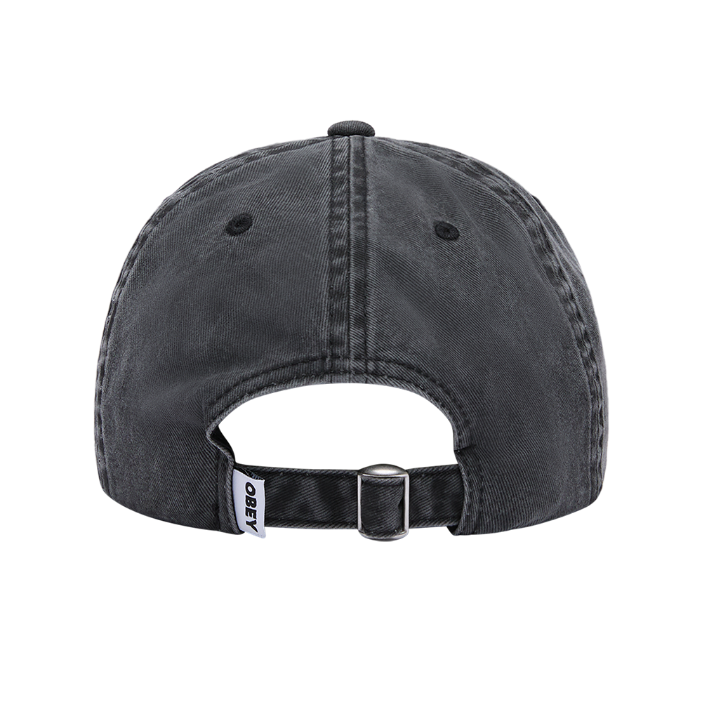 GORRA OBEY PIGMENT BOLD 6 PANEL STRAPBACK PIGMENT BLACK | Ropa Streetwear Online