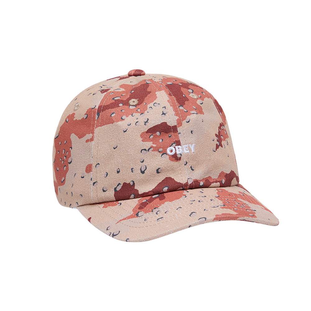 GORRA OBEY PIGMENT BOLD 6 PANEL STRAPBACK PIGMENT SAND CAMO MULTI | Mechanic