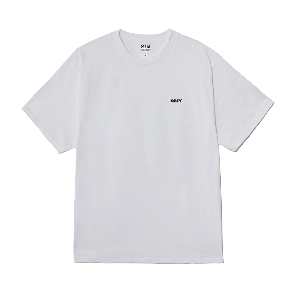 CAMISETA OBEY IN BLOOM WHITE | Mechanic