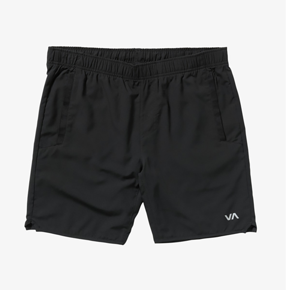 PANTALON CORTO RVCA YOGGER STRETCH 17″ BLACK | Mechanic