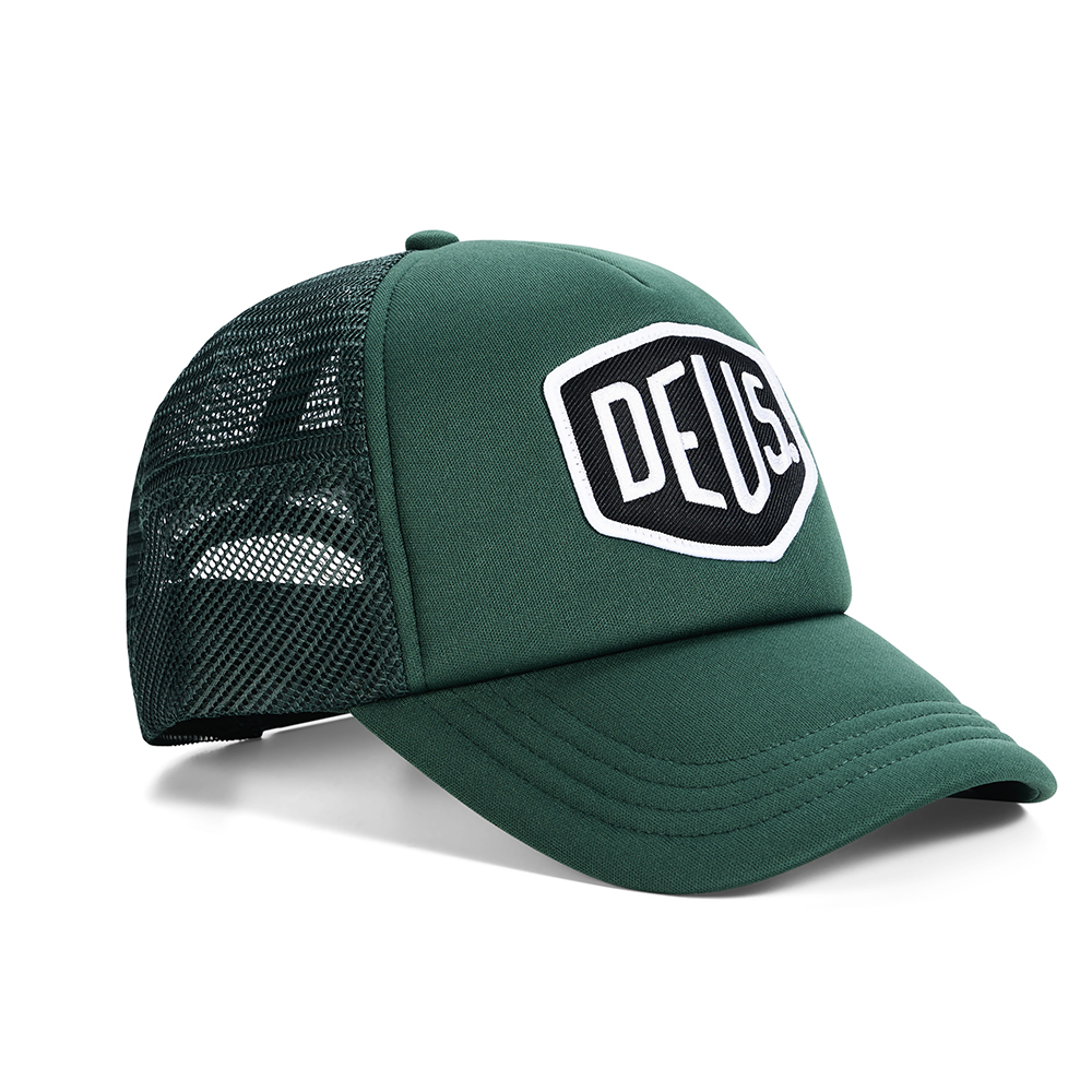 GORRA DEUS EX-MACHINA BAYLANDS TRUCKER RACING GREEN | Mechanic