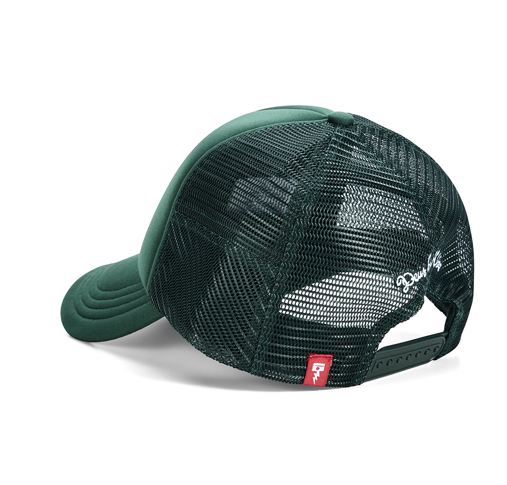 GORRA DEUS EX-MACHINA BAYLANDS TRUCKER RACING GREEN | Mechanic