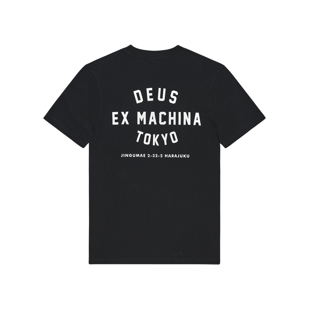 CAMISETA DEUS EX-MACHINA HARAJUKU HELMET BLACK | Mechanic
